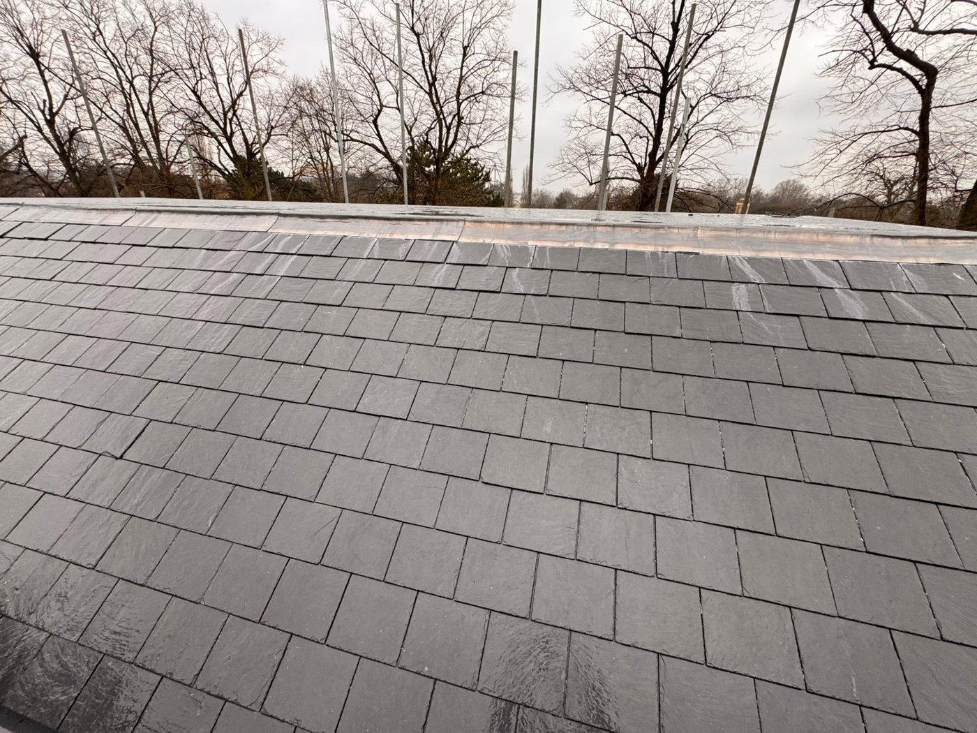 Slate roof detailing